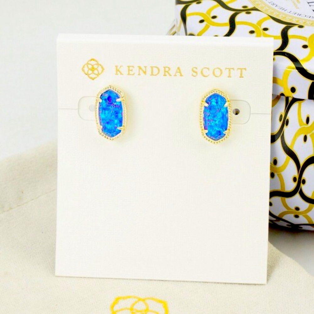 Kendra Scott Indigo Opal Kyocera Studs